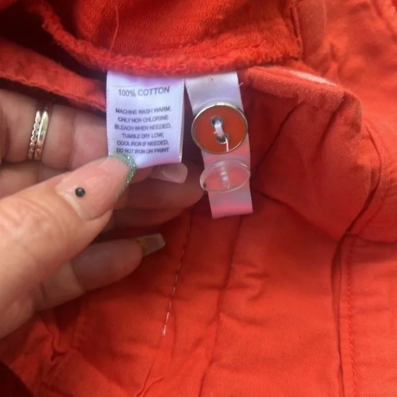 LOFT Burnt Orange Corduroy Mini Skirt - Picture 4 of 5